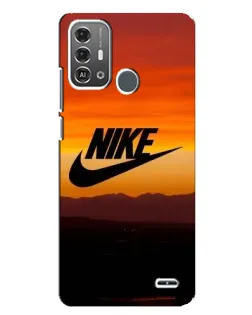 Чехол для ZTE Blade A53 Pro с картинкой «Nike — вечерний горизонт»