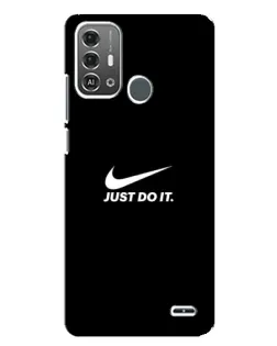 Чехол для ZTE Blade A53 Pro с картинкой «Минимализм от Nike»