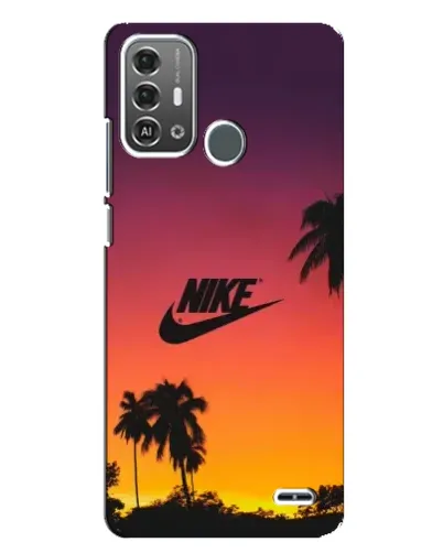 Чехол для ZTE Blade A53 Pro с картинкой «Nike на закате солнца»