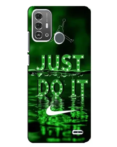 Чехол для ZTE Blade A53 Pro с картинкой «Зеленый неоновый Nike»