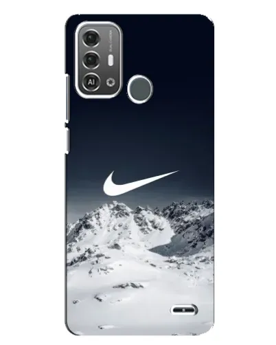 Чехол для ZTE Blade A53 Pro с картинкой «Nike — зимние горы»