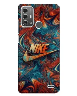Чехол для ZTE Blade A53 Pro с картинкой «Nike в абстракции»