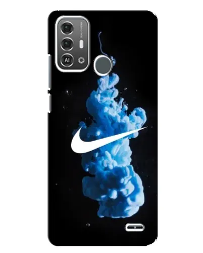 Чехол для ZTE Blade A53 Pro с картинкой «Nike и синий дым»