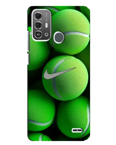 Чехол для ZTE Blade A53 Pro с картинкой «Теннисные мячи Найк»