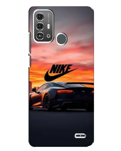 Чехол для ZTE Blade A53 Pro с картинкой «Nike и суперкар»