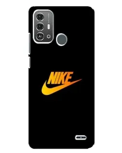 Чехол для ZTE Blade A53 Pro с картинкой «Золотой логотип Nike»