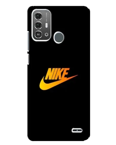 Чехол для ZTE Blade A53 Pro с картинкой «Золотой логотип Nike»