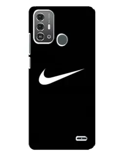 Чехол для ZTE Blade A53 Pro с картинкой «Минималистический Найк»
