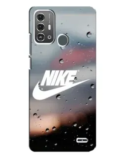 Чехол для ZTE Blade A53 Pro с картинкой «Nike в стиле ретро»