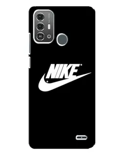 Чехол для ZTE Blade A53 Pro с картинкой «Мазки краски Nike»