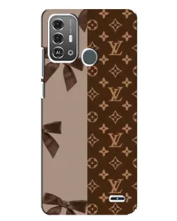 Чехол для ZTE Blade A53 Pro с картинкой «Louis Vuitton — банты»