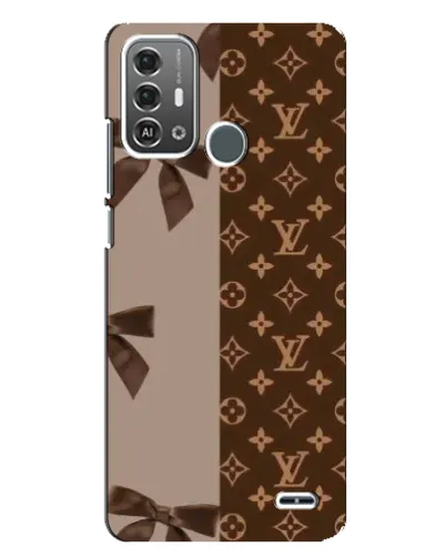 Чехол для ZTE Blade A53 Pro с картинкой «Louis Vuitton — банты»