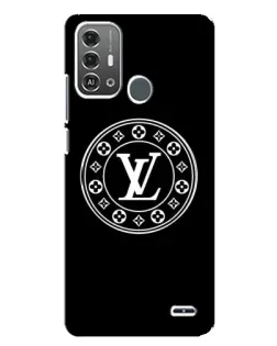 Чехол для ZTE Blade A53 Pro с картинкой «LV — печать стиля»