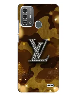 Чехол для ZTE Blade A53 Pro с картинкой «Камуфляжный Louis Vuitton»