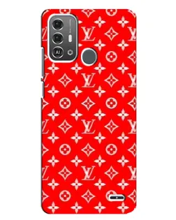 Чехол для ZTE Blade A53 Pro с картинкой «Яркий паттерн LV»