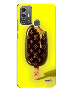 Чехол для ZTE Blade A53 Pro с картинкой «Мороженое от LV»