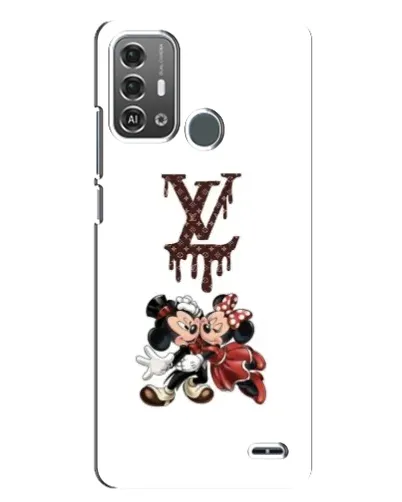Чехол для ZTE Blade A53 Pro с картинкой «LV и Микки Маус»