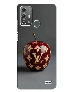 Чехол для ZTE Blade A53 Pro с картинкой «Красное яблоко LV»