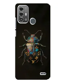 Чехол для ZTE Blade A53 Pro с картинкой «LV — мраморный принт»