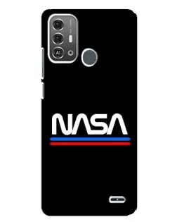 Чохол для ZTE Blade A53 Pro з картинкою «NASA — класика Red Blue» Чохол для ZTE Blade A53 Pro з картинкою «NASA — класика Red Blue»