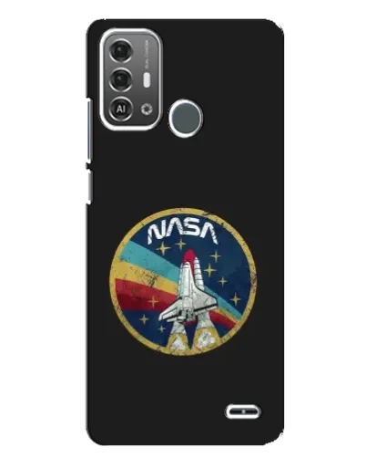 Чехол для ZTE Blade A53 Pro с картинкой «NASA — эмблема миссии»