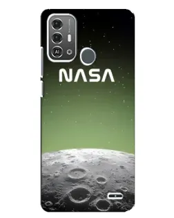 Чехол для ZTE Blade A53 Pro с картинкой «NASA — лунный градиент»