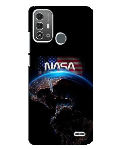 Чехол для ZTE Blade A53 Pro с картинкой «Земля из космоса NASA»