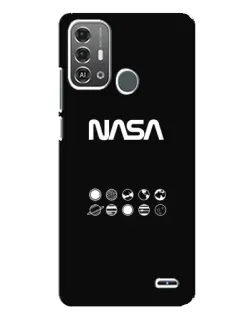 Чехол для ZTE Blade A53 Pro с картинкой «NASA — технический принт»