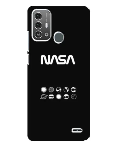 Чехол для ZTE Blade A53 Pro с картинкой «NASA — технический принт»