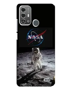 Чехол для ZTE Blade A53 Pro с картинкой «Астронавт на Луне»