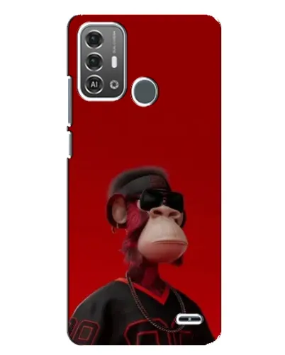 Чехол для ZTE Blade A53 Pro с картинкой «Bored Ape в красном» Чехол для ZTE Blade A53 Pro с картинкой «Bored Ape в красном»