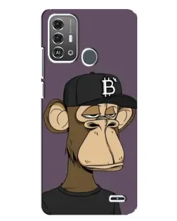 Чехол для ZTE Blade A53 Pro с картинкой «Bored Ape в кепке»