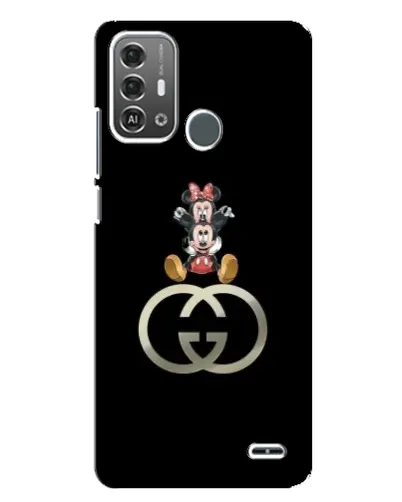 Чехол для ZTE Blade A53 Pro с картинкой «Минни Маус на лого» Чехол для ZTE Blade A53 Pro с картинкой «Минни Маус на лого»