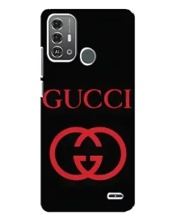 Чехол для ZTE Blade A53 Pro с картинкой «Gucci — красный логотип»