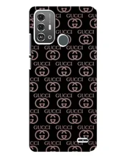 Чехол для ZTE Blade A53 Pro с картинкой «Классическая монограмма Gucci»