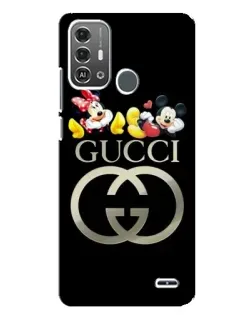 Чехол для ZTE Blade A53 Pro с картинкой «Gucci — герои Disney»