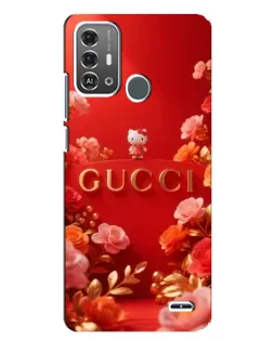 Чехол для ZTE Blade A53 Pro с картинкой «Gucci — золотой сад»