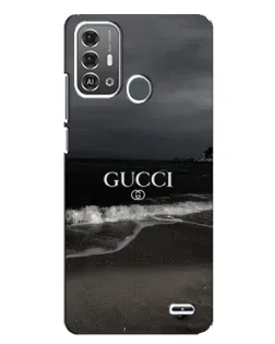 Чехол для ZTE Blade A53 Pro с картинкой «Gucci — морской прибой»