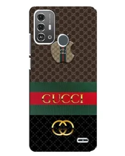 Чехол для ZTE Blade A53 Pro с картинкой «Gucci — брендированный десерт»