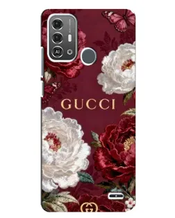 Чехол для ZTE Blade A53 Pro с картинкой «Gucci — бордовые розы» Чехол для ZTE Blade A53 Pro с картинкой «Gucci — бордовые розы»