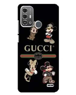 Чехол для ZTE Blade A53 Pro с картинкой «Gucci — герои Disney и монограмма» Чехол для ZTE Blade A53 Pro с картинкой «Gucci — герои Disney и монограмма»