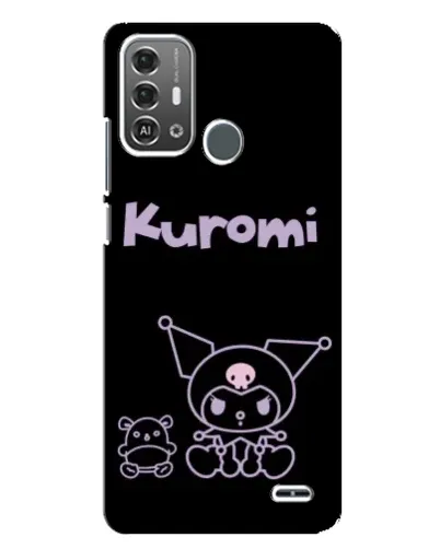 Чохол для ZTE Blade A53 Pro з картинкою «Kuromi — чорний мінімалізм» Чохол для ZTE Blade A53 Pro з картинкою «Kuromi — чорний мінімалізм»