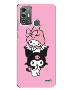 Чохол для ZTE Blade A53 Pro з картинкою «My Melody та Kuromi»