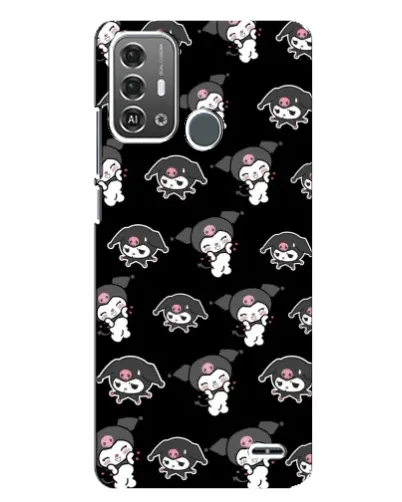 Чохол для ZTE Blade A53 Pro з картинкою «Чорний паттерн Kuromi» Чохол для ZTE Blade A53 Pro з картинкою «Чорний паттерн Kuromi»