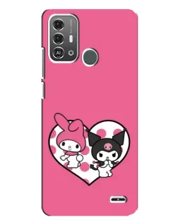 Чохол для ZTE Blade A53 Pro з картинкою «Kuromi та My Melody»