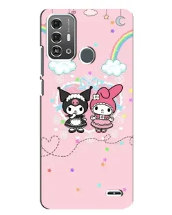 Чохол для ZTE Blade A53 Pro з картинкою «My Melody та Kuromi»