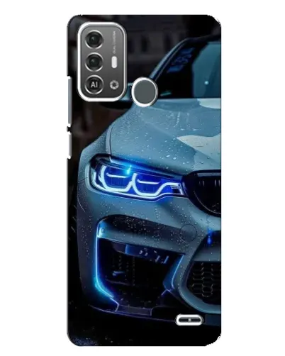 Чехол для ZTE Blade A53 Pro с картинкой «Взгляд BMW с синими фарами» Чехол для ZTE Blade A53 Pro с картинкой «Взгляд BMW с синими фарами»