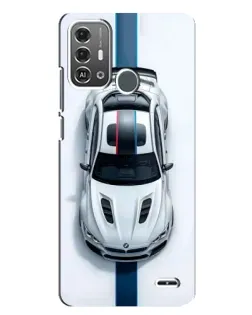 Чохол для ZTE Blade A53 Pro з картинкою «Вид зверху — BMW M»