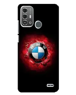 Чехол для ZTE Blade A53 Pro с картинкой «Логотип BMW — вспышка»