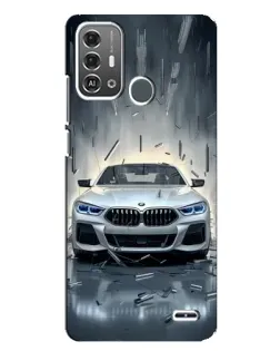 Чехол для ZTE Blade A53 Pro с картинкой «BMW в свете фар»